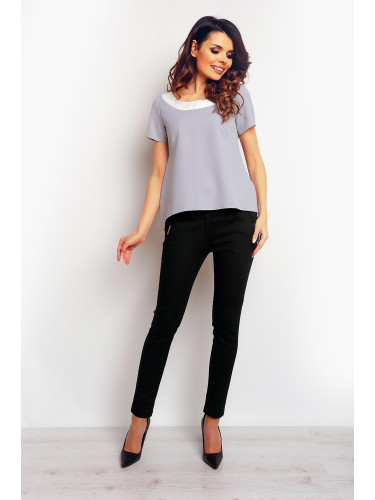 Infinite You Woman's Blouse M083 Grey
