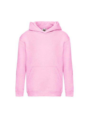Pink Hooded Sweat Fruit of the Loom