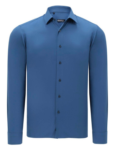 G726 DEWBERRY MENS SHIRTS-INDIGO