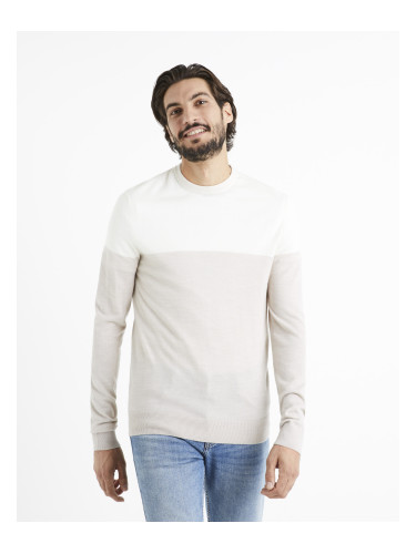 Celio Wool Sweater Cemeribloc - Mens