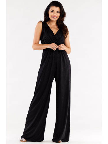 Awama Woman's Jumpsuit A552 Black
