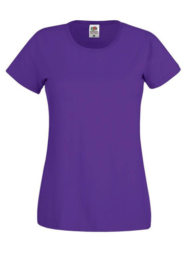 Purple Lady fit Women's T-shirt Original Fruit of the Loom