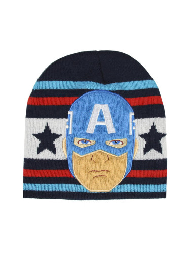HAT WITH APPLICATIONS AVENGERS CAPITAN AMERICA