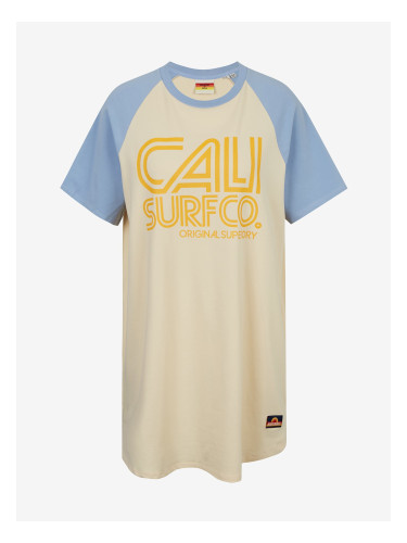 Superdry Dress Cali Surf Raglan Tshirt Dress - Women