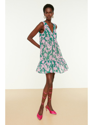 Дамска рокля Trendyol Floral Patterned