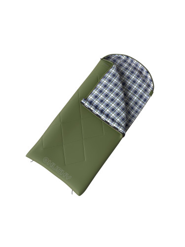 Blanket three-season children's sleeping bag HUSKY Kids Galy -10°C green