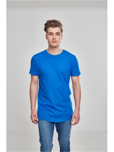 Long T-shirt in the shape of bright blue