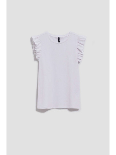 WOMEN'S TOP L-TS-4071 WHITE