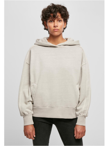 Women's Heavy Terry Garment Dye Hoody Warm Gray