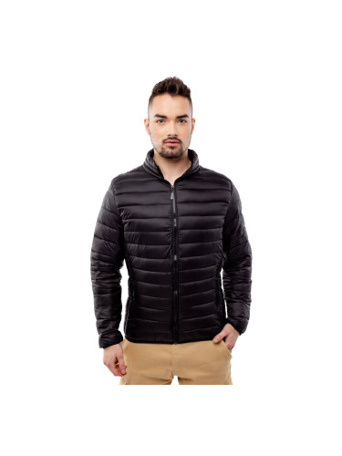 Men's Quilted Jacket GLANO - black