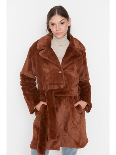 Дамско палто Trendyol Plush