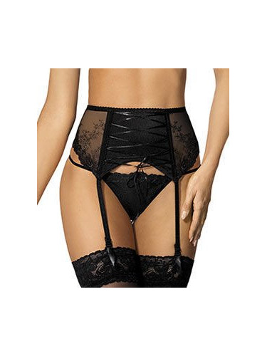 Women's elegant mini thong Yvette - black