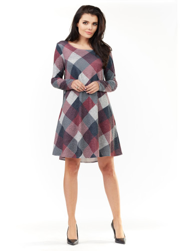 Infinite You Woman's Dress M158 Checkered