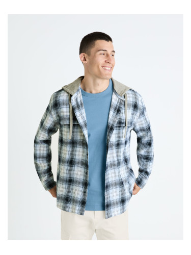 Celio Checkered Shirt Fapuche - Men