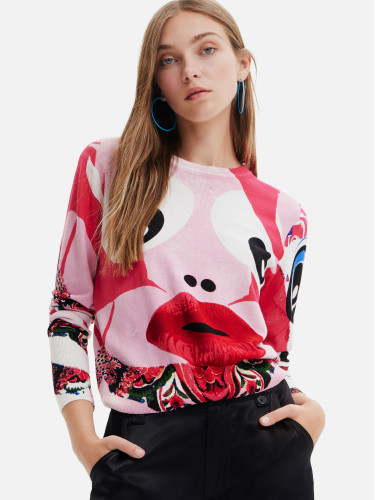 DESIGUAL PINK WOMEN'S SHIRT
