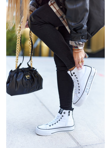 Дамски високи маратонки Kesi на платформа