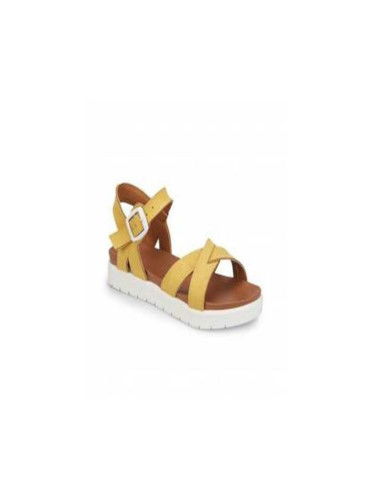 Polaris  91.508159.b Yellow Baby Girl Sandals