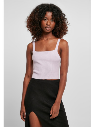 Women's Cropped Knit Lilac Top