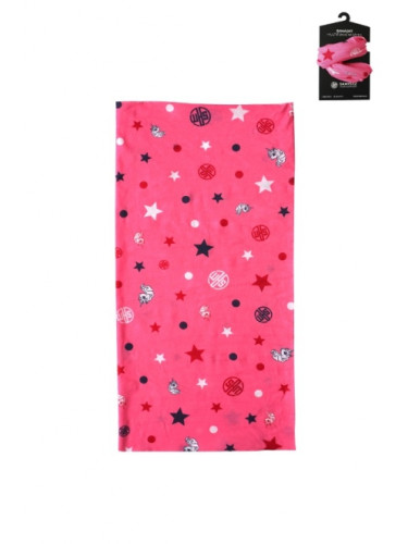 Pink Girly Patterned Multifunctional Scarf SAM 73