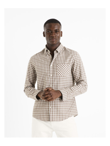 Celio Flannel Shirt Caotwich - Men's