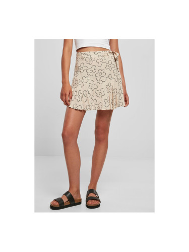 Women's viscose Mini Skort soft seagrass flower