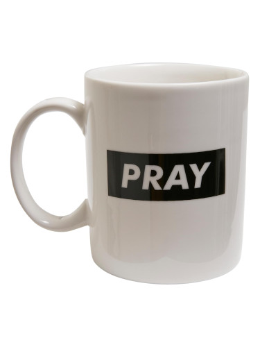Pray the white cup