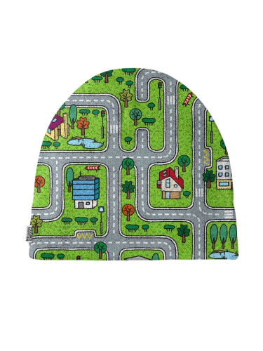 Mr. GUGU & Miss GO Man's City Carpet Beanie MB 212177