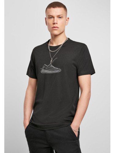 One Line Sneaker Tee Black