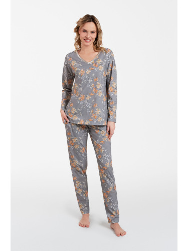 Women's pajamas Kasos long sleeves, long legs - print