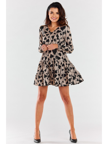Awama Woman's Dress A470 Beige