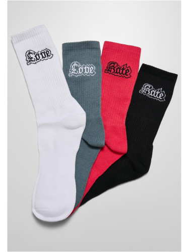 Love Hate Socks 4-Pack Multicolor