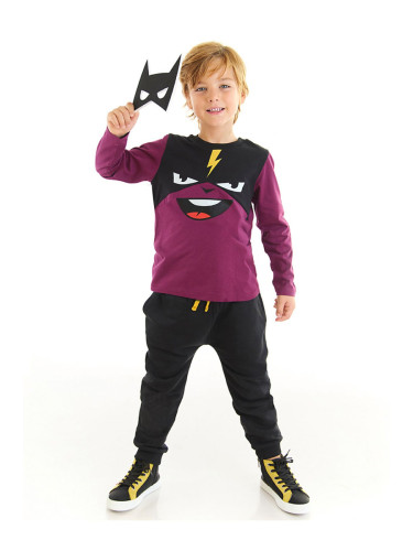 Denokids Lightning Lightning Mask Boy T-shirt Pants Suit