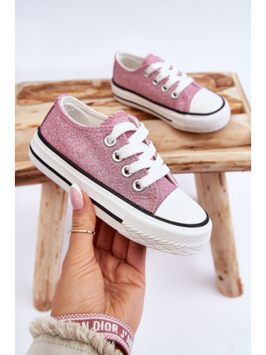 Boto Детски Маратонки Вързани Мръсно розови Wella