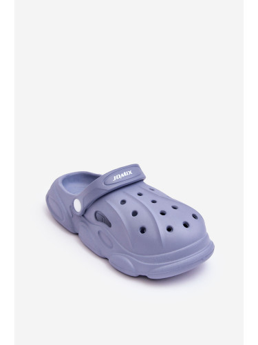 Boto Детски дунапренени чехли Crocs Blue Cloudy