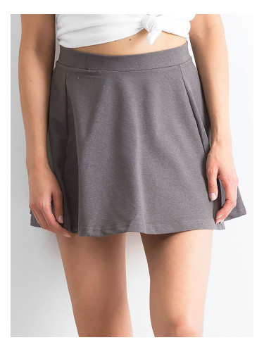 Dark gray mini skirt