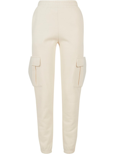 Women's Cargo Sweat High-Waisted Trousers whitesand