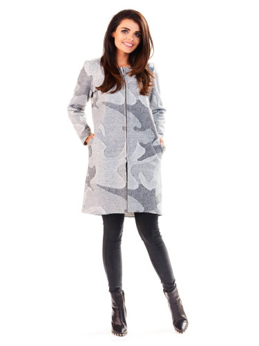 Awama Woman's Jacket A199 Grey Melange