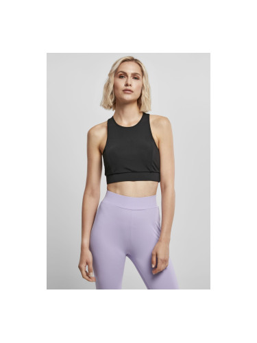 Women's High Neck Tech Bra Black