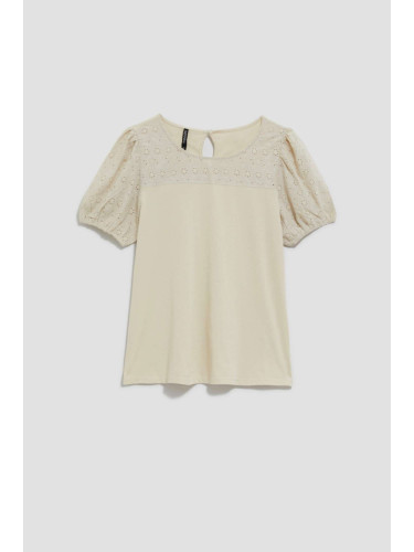 Marisse Women's T-Shirt L-Ts-4013 L.Beige