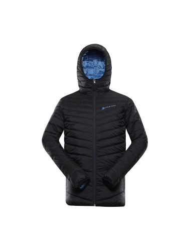 Men's reversible jacket hi-therm ALPINE PRO EROM black