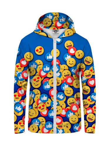 Мъжки суичър. Mr. GUGU & Miss GO Emoji