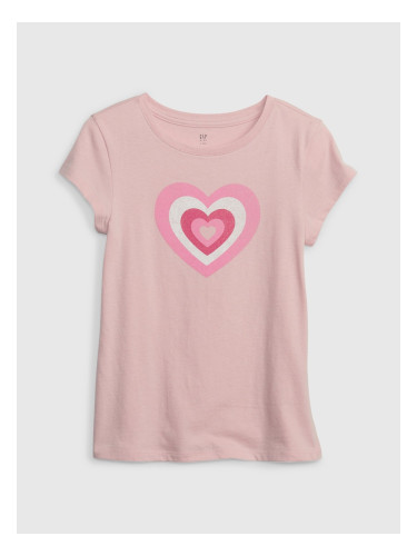 GAP Children's T-shirt heart - Girls