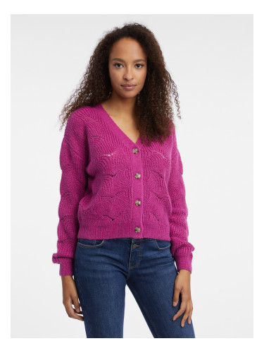 Orsay Dark pink Ladies Cardigan - Women