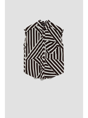 LADIES SHIRT L-KO-4042 WHITE