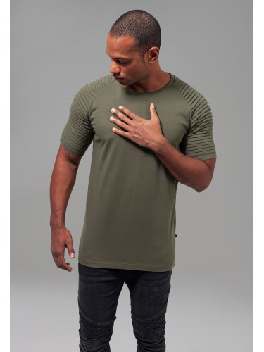 Pleat Raglan Tee Olive