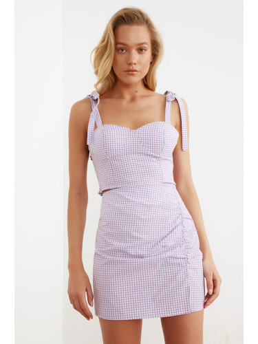 Дамски комплект Trendyol Checkered