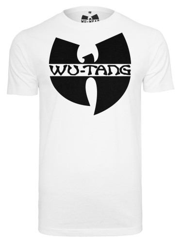 White T-shirt with Wu-Wear logo