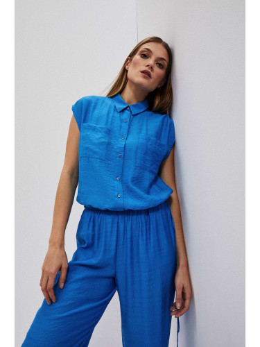 Marisse Women's Shirt L-Ko-4045 Fresh Blue