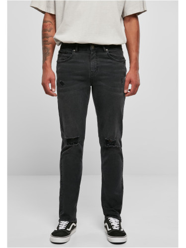 Men's Distressed Jeans Black