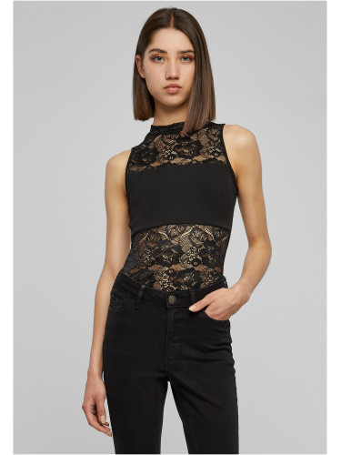 Women's Lace Bodysuit Black